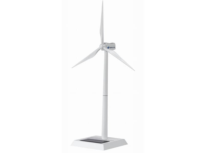 White painting Zinc alloy _ ABS Plastic Solar Wind Generator